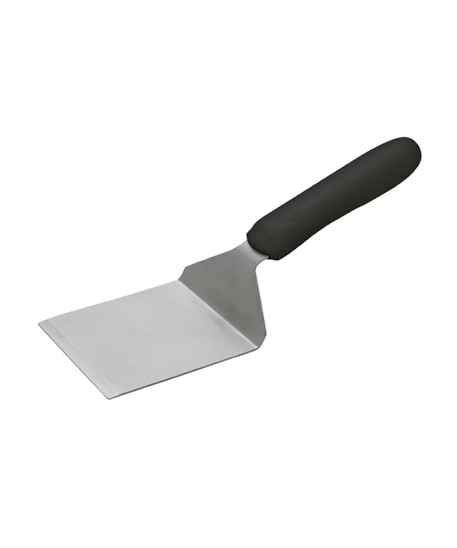 Xẻng Lật Bít Tết/Burger Lệch Tâm Winco TKP-41 10.5 cm Cán Nhựa Đen Thép Không Gỉ