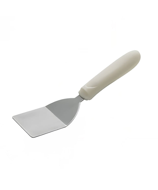 Xẻng Lật Mini Lệch Winco TWP-30 5.1 cm Tay Cầm Nhựa Trắng Thép Không Gỉ