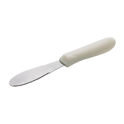 Dao Phết Sandwich Winco TWP-31 9.2 cm Lưỡi Thép Không Gỉ Tay Cầm Nhựa Trắng