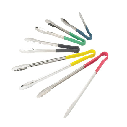 Kẹp Gắp Đa Năng Winco UTPH-12G Thép Không Gỉ Tay Cầm Phủ 30.5 cm Xanh Lá