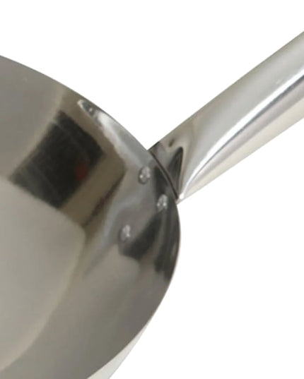 Chảo Xào Winco WOK-14N Thép Không Gỉ 35.6 cm