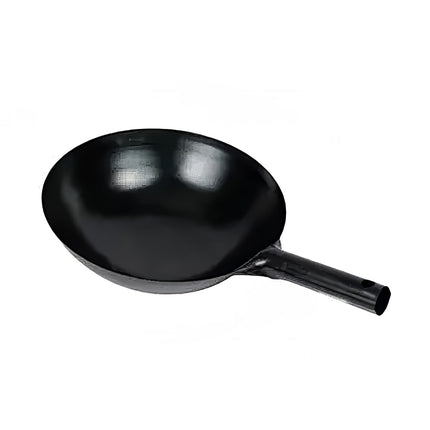 Chảo Xào Winco WOK-34 Thép Cacbon 35.6 cm Không Đinh Tán Bên Trong