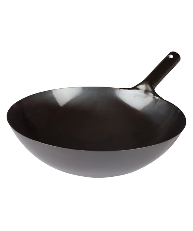 Chảo Xào Winco WOK-36 Thép Cacbon 40.6 cm Không Đinh Tán Bên Trong