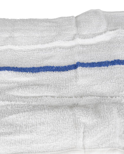 Khăn Quầy Bar Cotton Trắng Sọc Xanh Dương Chef Revival 700BRT-BLS 40.6 cm x 48.3 cm