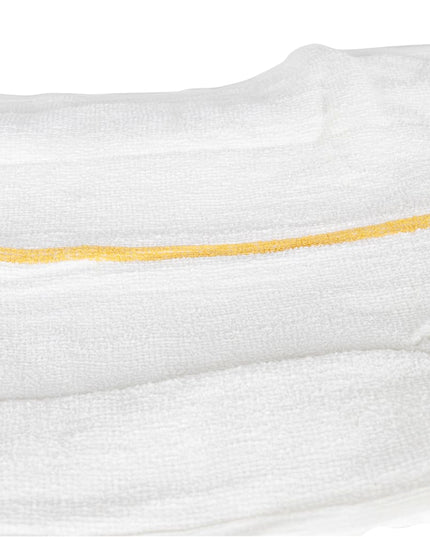 Khăn Quầy Bar Cotton Trắng Sọc Vàng Chef Revival 700BRT-GLS 40.6 cm x 48.3 cm