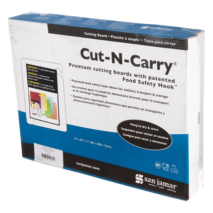 Bộ Thớt San Jamar CB1218KC Cut-N-Carry 6 Thớt 30 x 46 cm Nhiều Màu