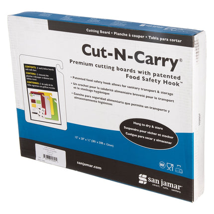 Bộ Thớt Cut-N-Carry® San Jamar CB1520QS (4 Thớt) - 38 x 51 cm, Nhiều Màu