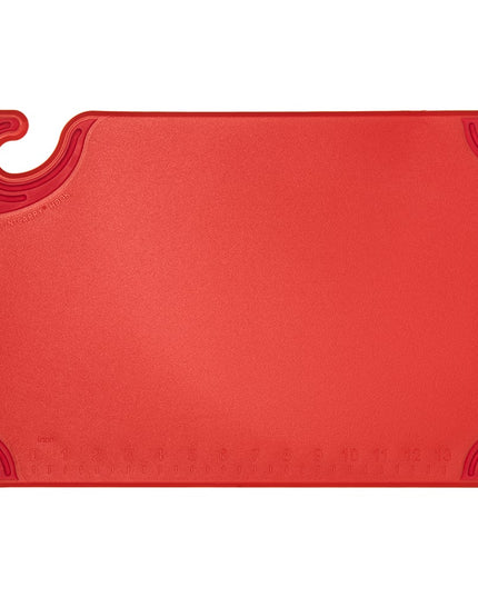 Thớt Chống Trượt San Jamar CBG121812RD Saf-T-Grip 30 x 46 x 1.3 cm NSF Đỏ