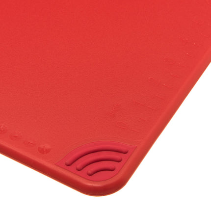 Thớt Chống Trượt San Jamar CBG121812RD Saf-T-Grip 30 x 46 x 1.3 cm NSF Đỏ