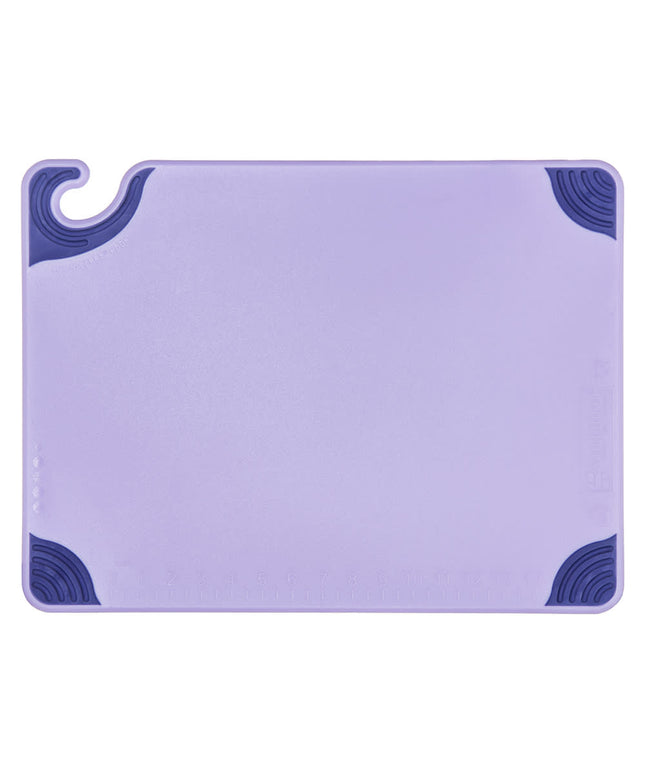 Thớt Chống Dị Ứng Saf-T-Grip San Jamar CBG152012PR Co-Polymer 38.1 x 50.8 cm Tím