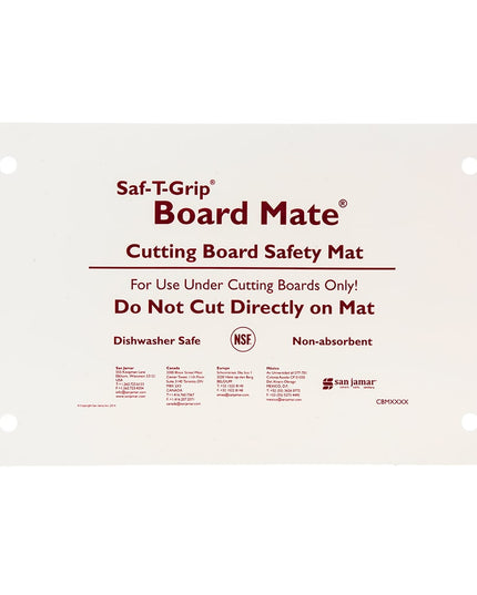 Tấm Lót Thớt San Jamar CBM1016 Cutting Board-Mate Cao Su Tổng Hợp Không Thấm Nước 25.4 x 40.6 cm NSF