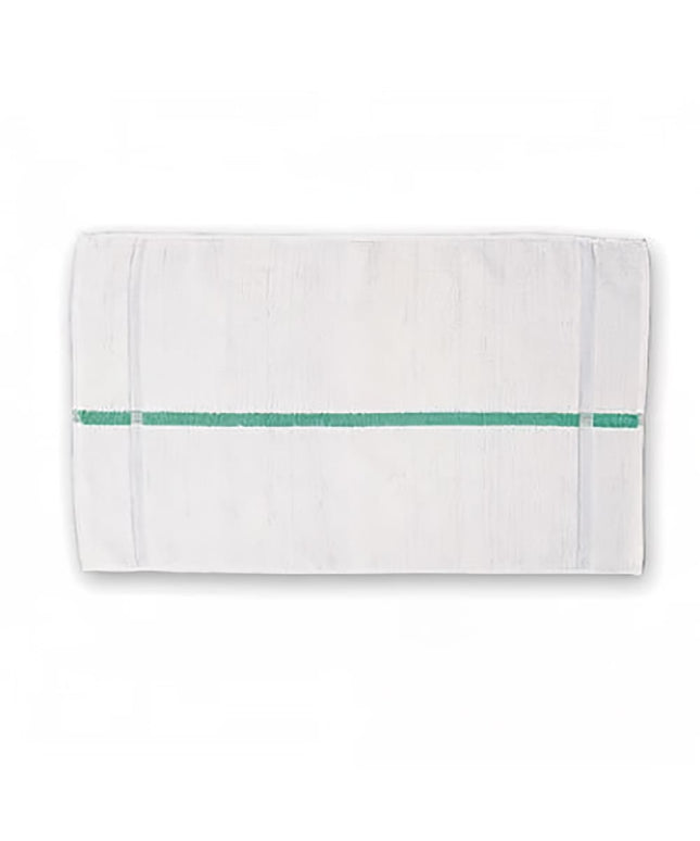 Khăn Quầy Bar Vải Terry Trắng Sọc Xanh Lá Chef Revival HTI15GS 38.1 cm x 63.5 cm