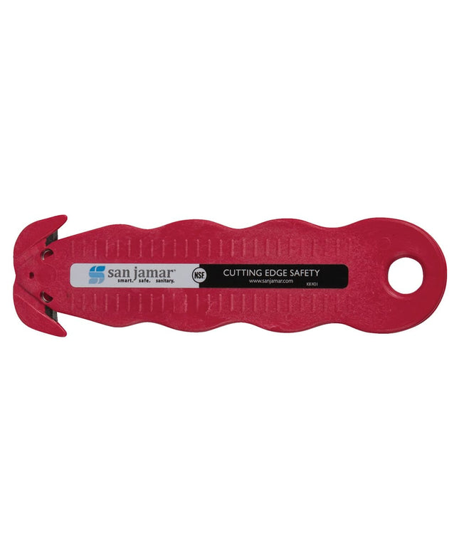 Dao Rọc Hộp San Jamar KK401 Lưỡi Âm NSF Đỏ
