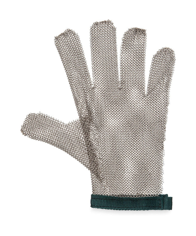Găng Tay Chống Cắt San Jamar MGA515XL Cỡ XL Thép Không Gỉ Viền Cổ Tay Xanh Lá