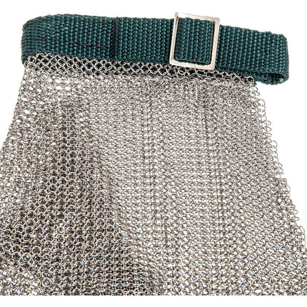 Găng Tay Chống Cắt San Jamar MGA515XL Cỡ XL Thép Không Gỉ Viền Cổ Tay Xanh Lá