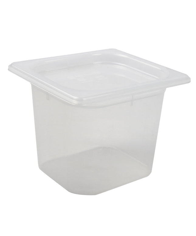 Hộp Đựng Thực Phẩm San Jamar MP16 Cỡ 1/6 ModPan Có Nắp - Xếp Chồng Được, Nhựa Polypropylene, Trong Suốt