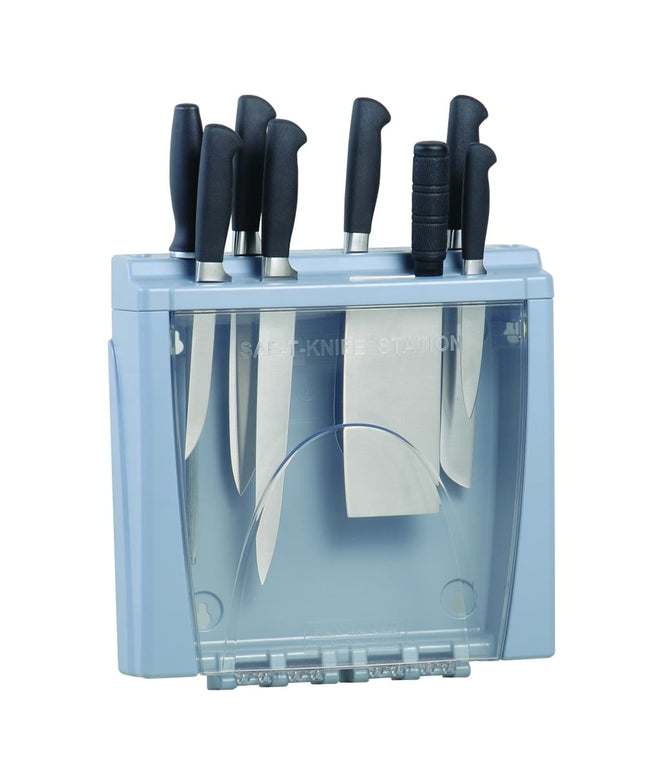 Trạm Đựng Dao San Jamar STK1008 10 Khe Nhựa ABS