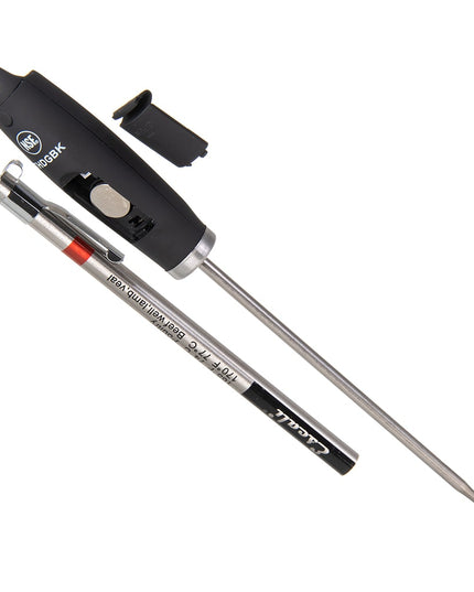 San Jamar THDGBK Escali Nhiệt Kế Điện Tử 12 cm Dải Nhiệt -49°C Đến 200°C Màu Đen