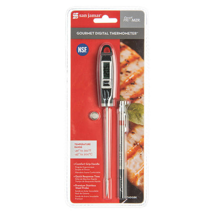 San Jamar THDGBK Escali Nhiệt Kế Điện Tử 12 cm Dải Nhiệt -49°C Đến 200°C Màu Đen