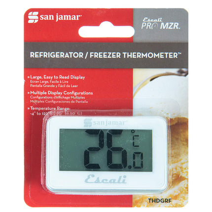 Nhiệt Kế Điện Tử San Jamar THDGRF Escali 6.7 cm Khoảng Nhiệt -16° Đến 50°C