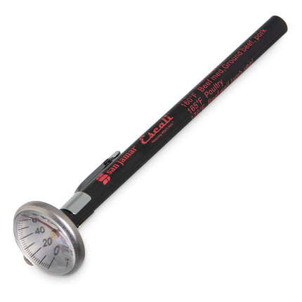 San Jamar THDLF Escali Nhiệt Kế Bỏ Túi Mặt Đồng Hồ 12.7 cm Dải Nhiệt 0° - 220°F