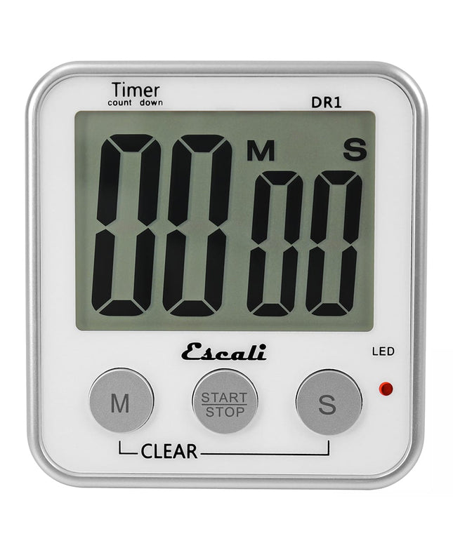 Đồng Hồ Hẹn Giờ Điện Tử San Jamar TMDGXL Escali 8.9 x 8.3 cm Trắng