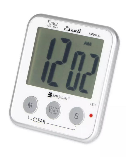Đồng Hồ Hẹn Giờ Điện Tử San Jamar TMDGXL Escali 8.9 x 8.3 cm Trắng