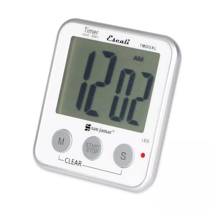 Đồng Hồ Hẹn Giờ Điện Tử San Jamar TMDGXL Escali 8.9 x 8.3 cm Trắng