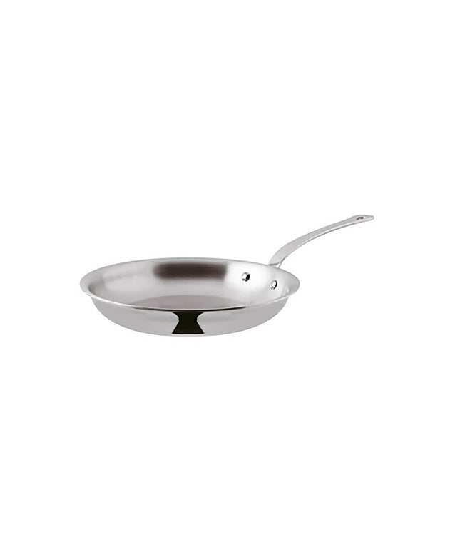 Chảo Rán Nhôm/Thép Không Gỉ Paderno 12214-26 26 cm Tay Cầm Thép Không Gỉ