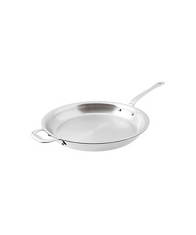 Chảo Rán Nhôm/Thép Không Gỉ Paderno 12214-36 35.9 cm Tay Cầm Thép Không Gỉ
