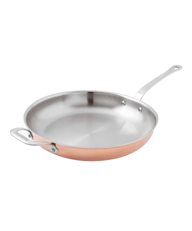Chảo Rán Nhôm/Đồng/Thép Không Gỉ Paderno 15614-32 32 cm Tay Vòng