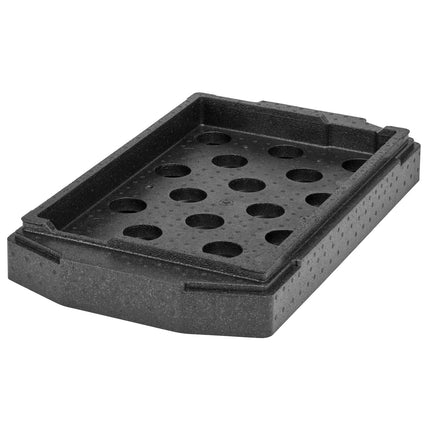 (1 piece) CAMBRO | Cam GoBox® Chiller Insert – 680×400×87 mm – Black – For EPP180LH