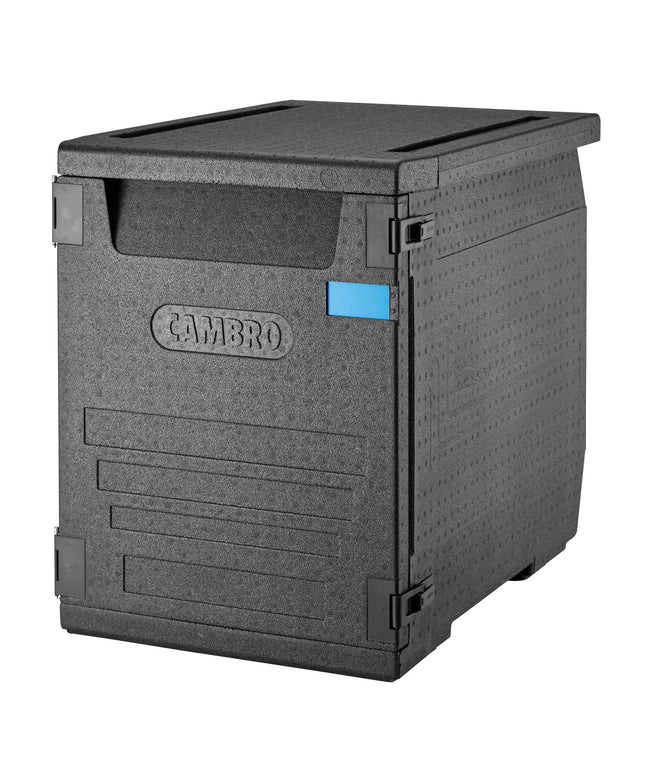 (1 piece) CAMBRO | Cam GoBox® Frontloader – 540×770×687 mm – Black – 4 hr temp hold