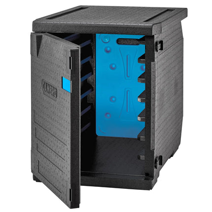 (1 piece) CAMBRO | Cam GoBox® Frontloader – 540×770×687 mm – Black – 4 hr temp hold