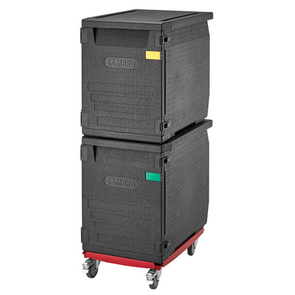 (1 piece) CAMBRO | Cam GoBox® Frontloader – EN 60×40 – Black – 4 hr temp hold