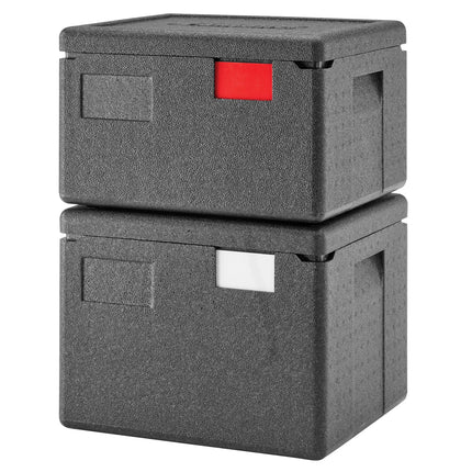 (1 piece) CAMBRO | Cam GoBox® Toploader – 390×330×257 mm – Black lid – GN 1/2 – 4 hr temp hold