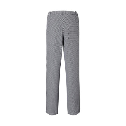 (1 piece) KARLOWSKY | Men's Chef Trousers – Black - Size XS - Elasticated Side Waistband - Belt Loops - Cotton