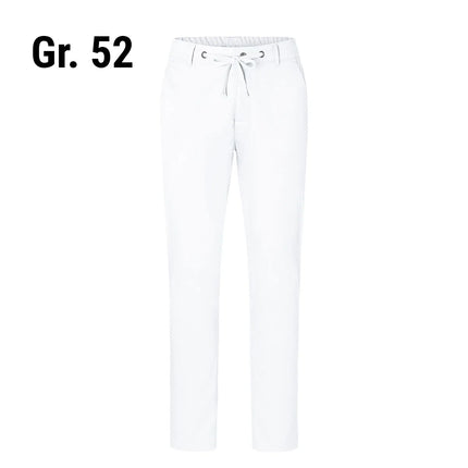 (1 piece) KARLOWSKY | Men's Stretch Chino Work Trousers – White - EU 52 - Easy-care stretch
