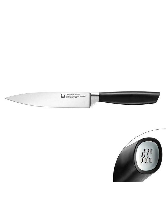 (1 piece) ZWILLING | All Star Meat Carving Knife – 200 mm Blade - FRIODUR Ice-Hardened - Made in Germany - Trendy Design