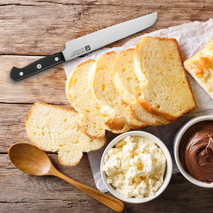 (1 piece) ZWILLING | GOURMET Bread Knife – 20 cm Serrated - For Beginners
