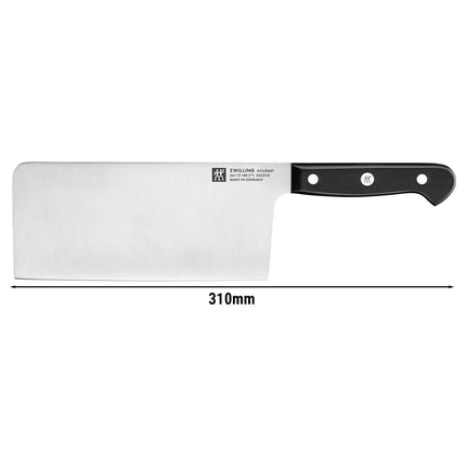 (1 piece) ZWILLING | GOURMET Chinese Chef Knife – Rectangular Blade 18 cm - Slim Grip - For Beginners