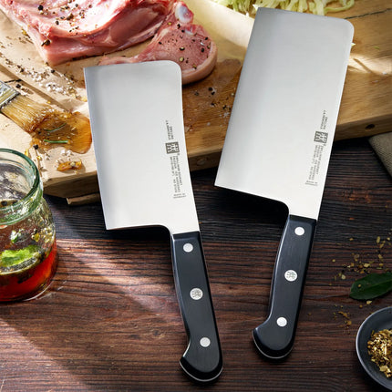 (1 piece) ZWILLING | GOURMET Chinese Chef Knife – Rectangular Blade 18 cm - Slim Grip - For Beginners