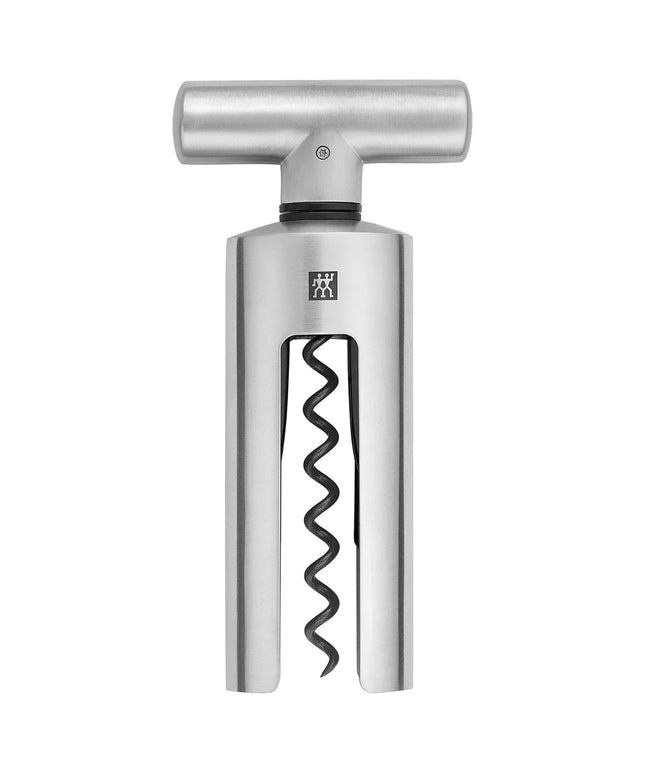 (1 piece) ZWILLING | Sommelier Corkscrew – 18/10 Stainless Steel, Matt, 190 mm, Non‑Stick Spindle, Ergonomic