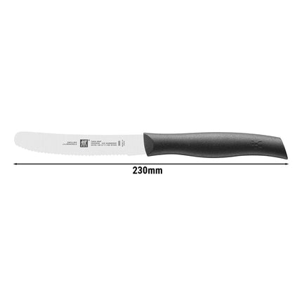 (1 piece) ZWILLING | Twin Grip Utility Knife – 120 mm Blade – High‑Quality Stainless Steel