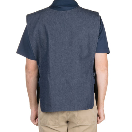 Tạp dề choàng (cobbler) vải poly-cotton điều chỉnh được Intedge denim, 2 túi