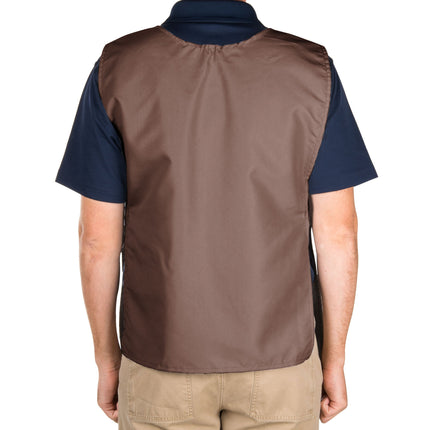Tạp dề cobbler poly-cotton màu nâu Intedge 73,7 x 44,5 cm