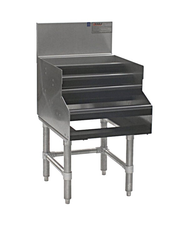 Giá trưng bày rượu bốn tầng thép không gỉ Eagle Group Spec-Bar 2000 LDSR12-19 30 x 61 cm
