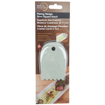 Dụng cụ tạo hình đĩa silicone góc vuông Mercer Culinary M35613 5mm