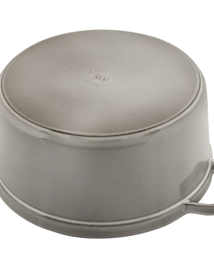 Nồi Cocotte Gang Tráng Men Staub 1004230 8.5 lít Có Nắp Màu Graphite Gray