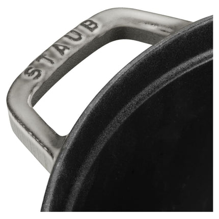 Nồi Cocotte Gang Tráng Men Staub 1004230 8.5 lít Có Nắp Màu Graphite Gray